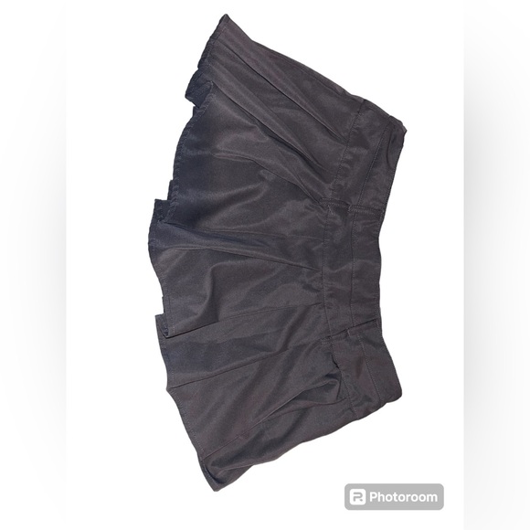 Pleated double belt skirt - Picture 5 of 6